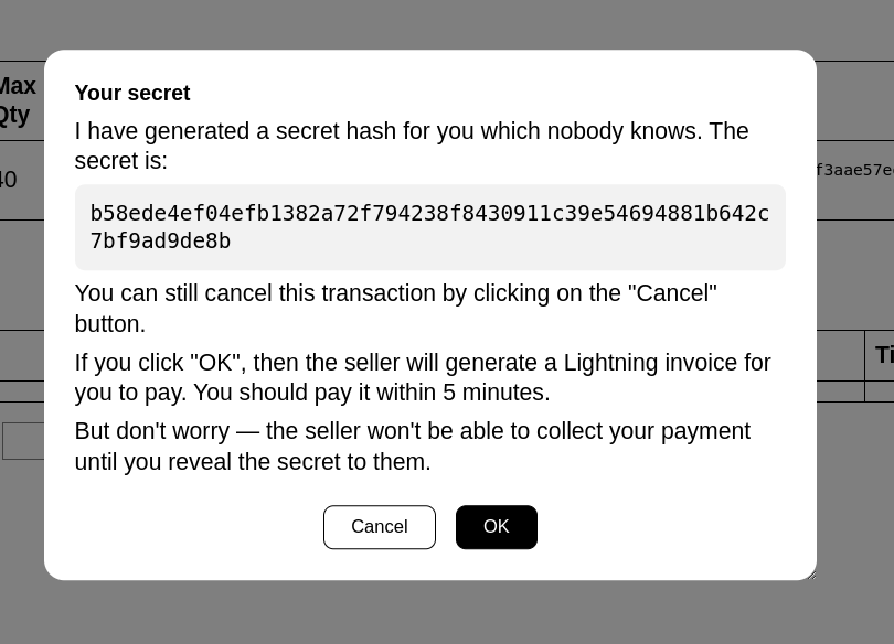 htlc
                      secret
